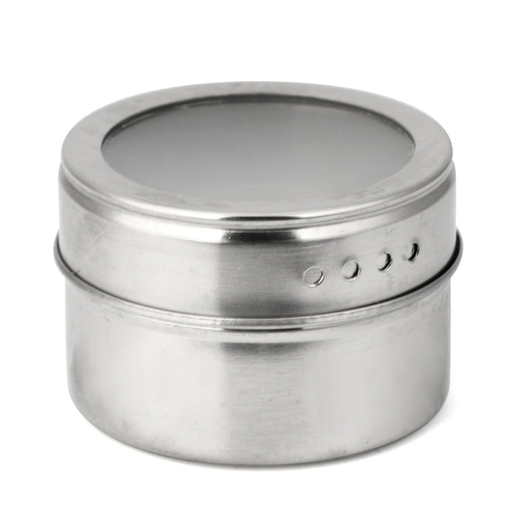 Set di ampolle per condimenti magnetici da cucina in acciaio inossidabile, Stainless Steel Seasoning Cruet Set