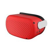 Guscio protettivo impermeabile antipolvere e anticaduta in silicone per occhiali VR per Oculus Quest2, Black, White, Red, Luminous Green