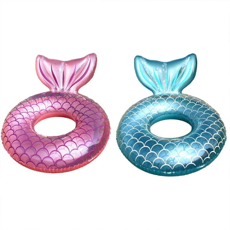 Anello da nuoto con schienale ispessito per adulti Anello da nuoto con sirena, Swimming Ring (Pink), Swimming Ring (Blue)