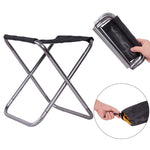Sedia pieghevole da campeggio portatile da esterno 7075 Sgabello per barbecue da pesca in lega di alluminio, dimensioni: 24,5x22,5x27 cm, Camping Folding Chair (Silver Gray), Camping Folding Chair (Gold), Camping Folding Chair (Red)                    ...