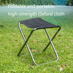 Sedia pieghevole da campeggio portatile da esterno 7075 Sgabello per barbecue da pesca in lega di alluminio, dimensioni: 24,5x22,5x27 cm, Camping Folding Chair (Silver Gray), Camping Folding Chair (Gold), Camping Folding Chair (Red)                    ...