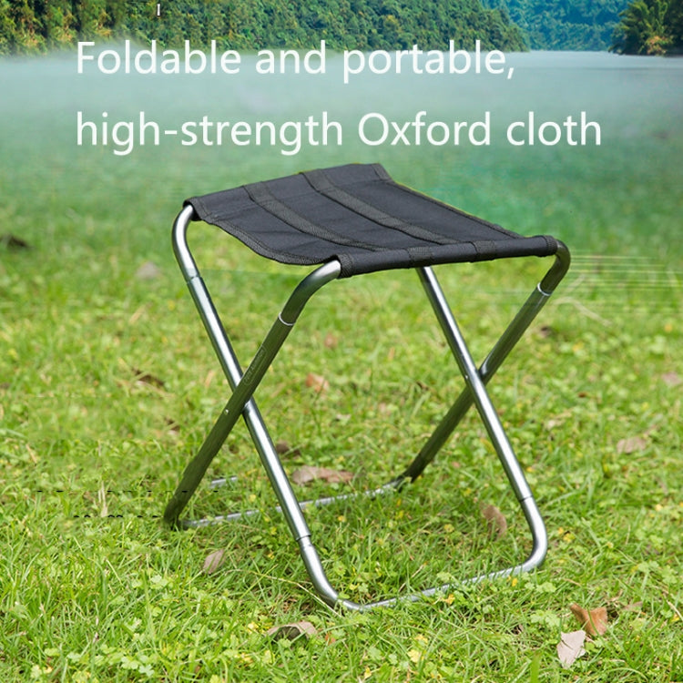 Sedia pieghevole da campeggio portatile da esterno 7075 Sgabello per barbecue da pesca in lega di alluminio, dimensioni: 24,5x22,5x27 cm, Camping Folding Chair (Silver Gray), Camping Folding Chair (Gold), Camping Folding Chair (Red)                    ...