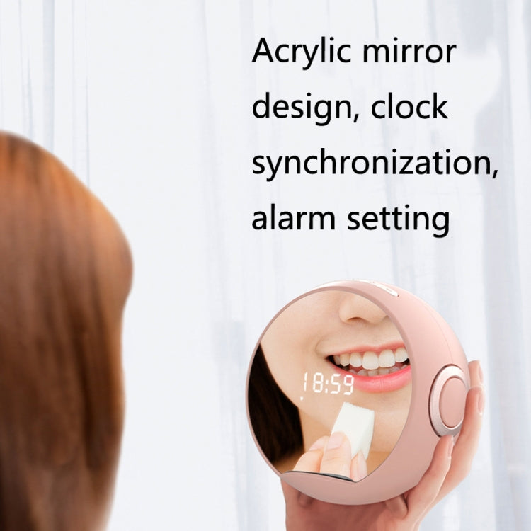 Altoparlante Bluetooth di ricarica wireless intelligente mini desktop multifunzione con sveglia e funzione di supporto del telefono