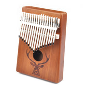 Pianoforte per dita per principianti a 17 toni Deer Head Kalimba Thumb Piano