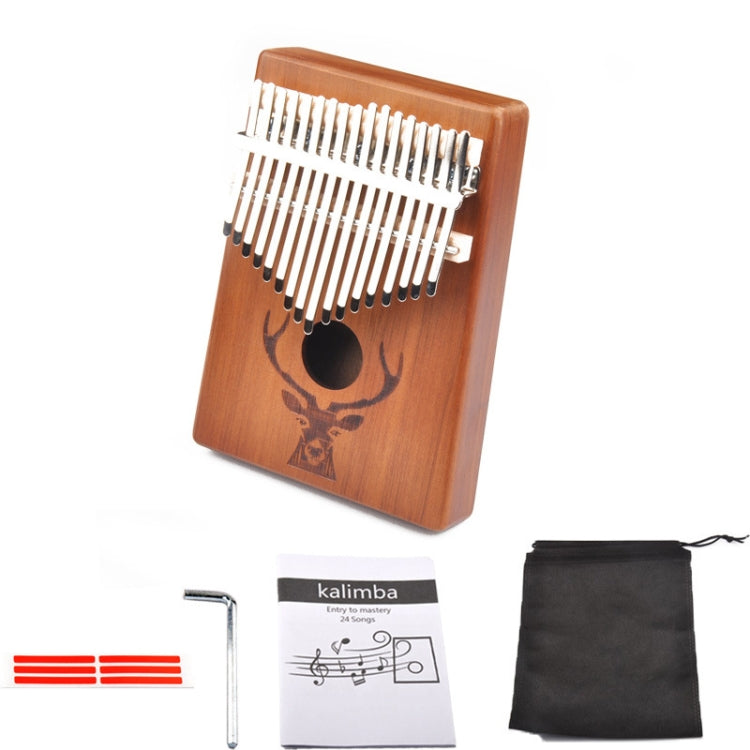 Kalimba a 17 Toni per Principianti in Legno di Acacia