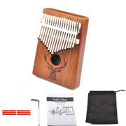 Pianoforte per dita per principianti a 17 toni Deer Head Kalimba Thumb Piano