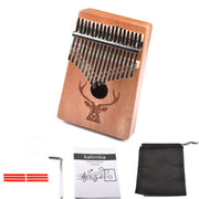 Pianoforte per dita per principianti a 17 toni Deer Head Kalimba Thumb Piano