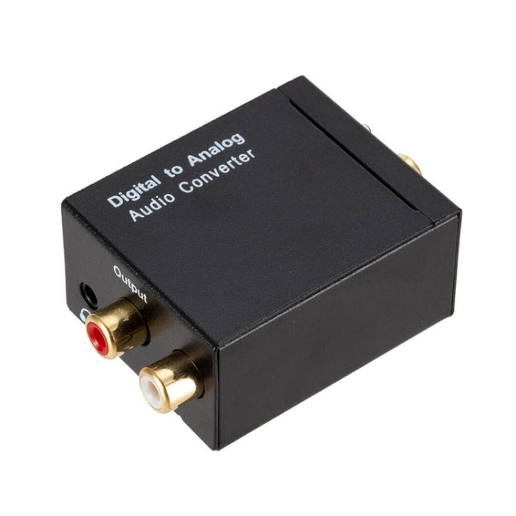 Segnale in fibra ottica coassiale digitale KYHD48 a convertitore di uscita audio analogico da 3,5 mm, spina americana, Spdif to 2RCA+3.5mm