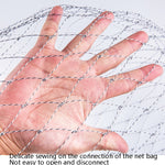 Rete da pesca pieghevole in acciaio inossidabile, Solid 40cm Glued Dense Mesh, Solid 40cm Big Mesh, Solid 45cm Big Mesh, Solid 50cm Big Mesh