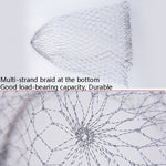 Rete da pesca pieghevole in acciaio inossidabile, Solid 40cm Glued Dense Mesh, Solid 40cm Big Mesh, Solid 45cm Big Mesh, Solid 50cm Big Mesh