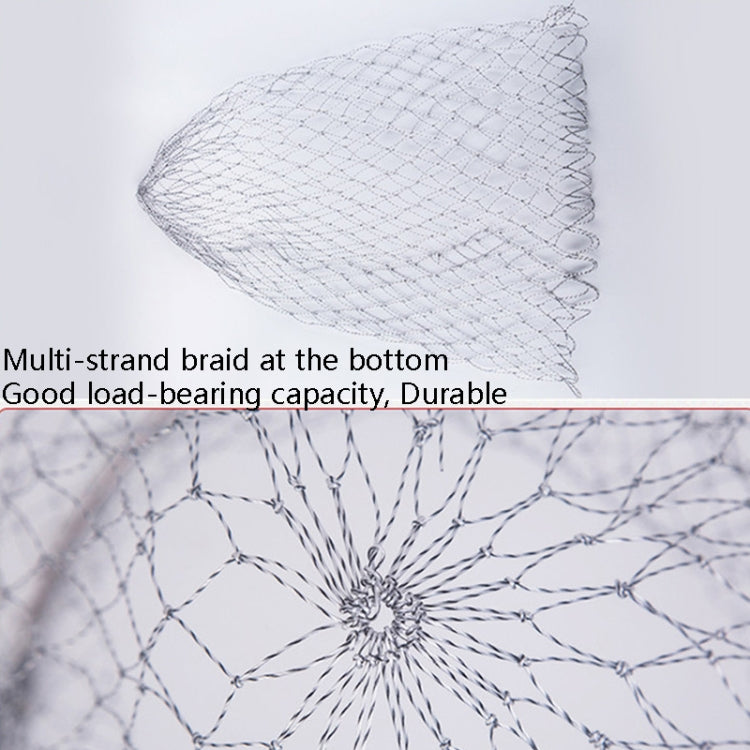 Rete da pesca pieghevole in acciaio inossidabile, Solid 40cm Glued Dense Mesh, Solid 40cm Big Mesh, Solid 45cm Big Mesh, Solid 50cm Big Mesh