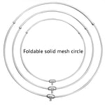 Rete da pesca pieghevole in acciaio inossidabile, Solid 40cm Glued Dense Mesh, Solid 40cm Big Mesh, Solid 45cm Big Mesh, Solid 50cm Big Mesh