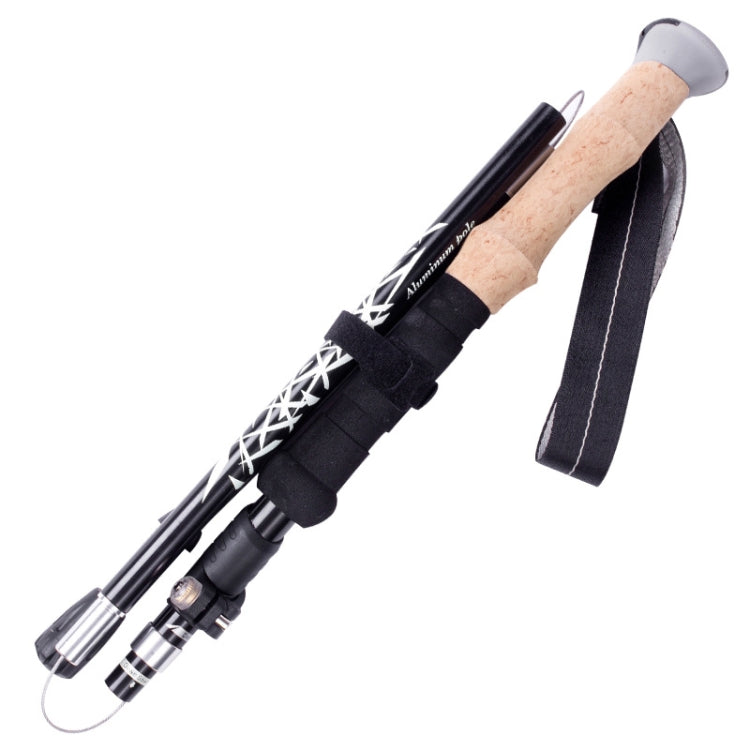 TUOBEIS TBS-006 Bastone da Trekking Ultraleggero Pieghevole Trekking Alpinismo Stampella, TBS-006