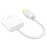 2 PC Jasoz 1080P Convertitore da HDMI a VGA Nucleo in rame privo di ossigeno, Black, White, With Audio Power Supply (Black), With Audio Power Supply (White), With Audio (Black)
