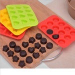 Vassoio in silicone per stampi cubetti ghiaccio geometrici