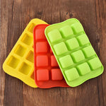Vassoio in silicone per stampi cubetti ghiaccio geometrici