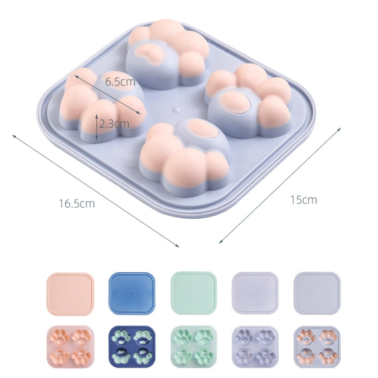Stampo cubetti ghiaccio in silicone forma zampa gatto