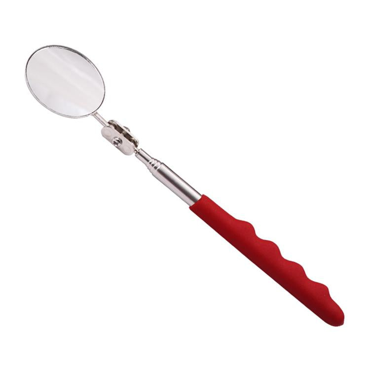3 pezzi specchio di rilevamento riparazione auto specchio telescopico pieghevole universale specchio di ispezione del telaio di saldatura, Silver 50mm, Silver 30mm, Black Handle 50mm, Red Handle 50mm, Purple Handle 50mm, Pink Handle 50mm