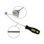 Strumento di smontaggio della vite inferiore dell'olio del cambio da 2 pezzi Strumento di riparazione automatica della chiave di aspirazione magnetica, Magnetic Suction Wrench