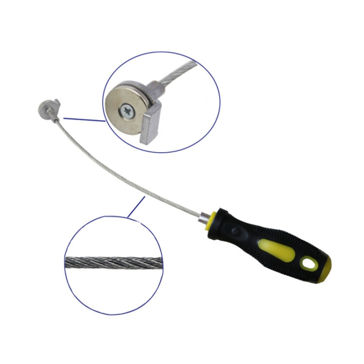 Strumento di smontaggio della vite inferiore dell'olio del cambio da 2 pezzi Strumento di riparazione automatica della chiave di aspirazione magnetica, Magnetic Suction Wrench