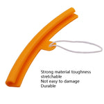 6 PCS Ispessimento Resistente all'usura Resistente ai graffi Copertura protettiva per anello in acciaio per ruote di pneumatici, 6 PCS