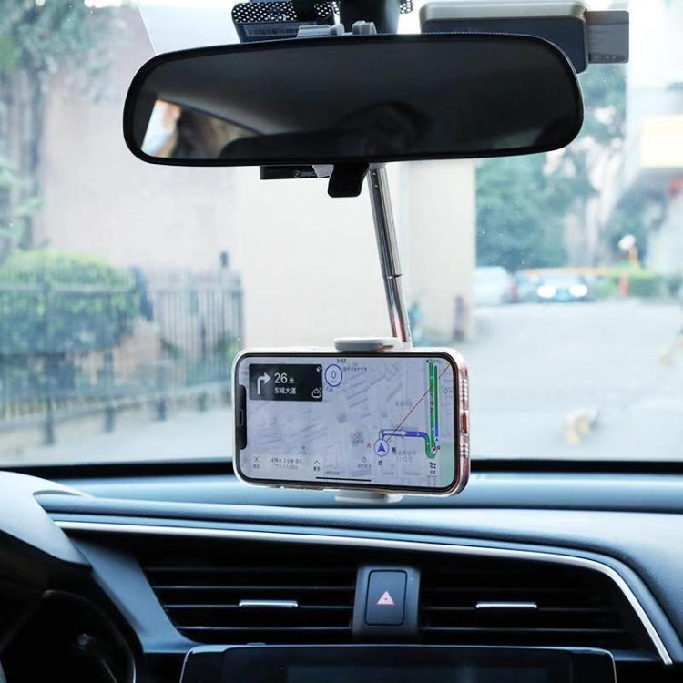 Staffa per telefono cellulare per auto da 2 pezzi Staffa di navigazione per specchietto retrovisore Registratore di guida Staffa fissa per clipper post-obiettivo, Driving Recorder Fixed Clipper