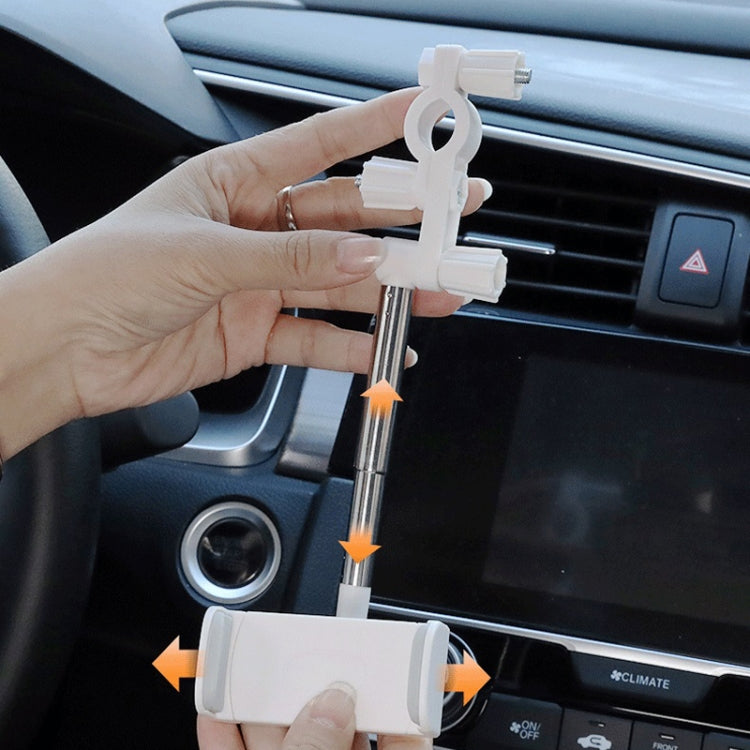 Staffa per telefono cellulare per auto da 2 pezzi Staffa di navigazione per specchietto retrovisore Registratore di guida Staffa fissa per clipper post-obiettivo, Driving Recorder Fixed Clipper