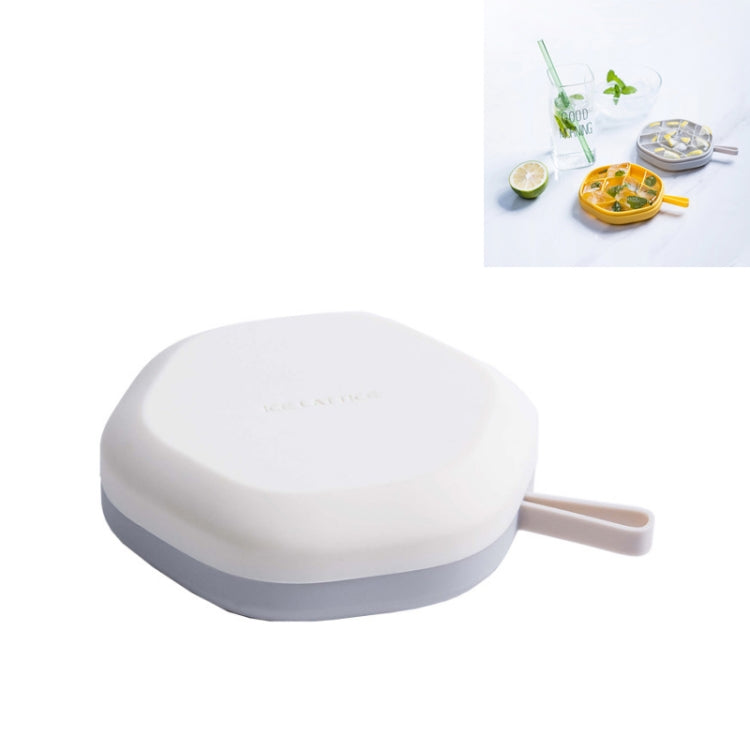 Scatola portaoggetti in silicone per cubetti di ghiaccio esagonal