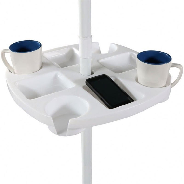 Ombrellone da spiaggia per esterni Portabicchieri per tubo Ombrellone Vassoio in plastica PP, Sun Umbrella PP Tray