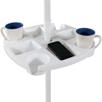 Ombrellone da spiaggia per esterni Portabicchieri per tubo Ombrellone Vassoio in plastica PP, Sun Umbrella PP Tray