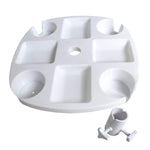 Ombrellone da spiaggia per esterni Portabicchieri per tubo Ombrellone Vassoio in plastica PP, Sun Umbrella PP Tray