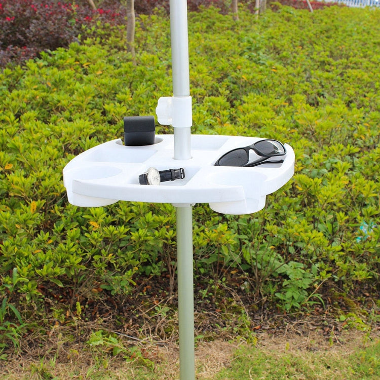 Ombrellone da spiaggia per esterni Portabicchieri per tubo Ombrellone Vassoio in plastica PP, Sun Umbrella PP Tray