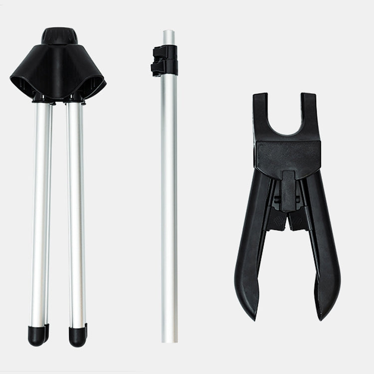 1,6 m 3 in 1 Appendiabiti per staffa da stiro telescopica Supporto per asta in metallo, Metal Rod Mount