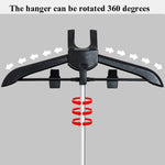 1,6 m 3 in 1 Appendiabiti per staffa da stiro telescopica Supporto per asta in metallo, Metal Rod Mount