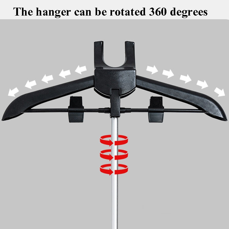 1,6 m 3 in 1 Appendiabiti per staffa da stiro telescopica Supporto per asta in metallo, Metal Rod Mount