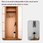 1,6 m 3 in 1 Appendiabiti per staffa da stiro telescopica Supporto per asta in metallo, Metal Rod Mount