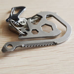 3 PCS Outdoor EDC Gadget Strumento di emergenza Multifunzione Portachiavi, EDC Emergency Tool