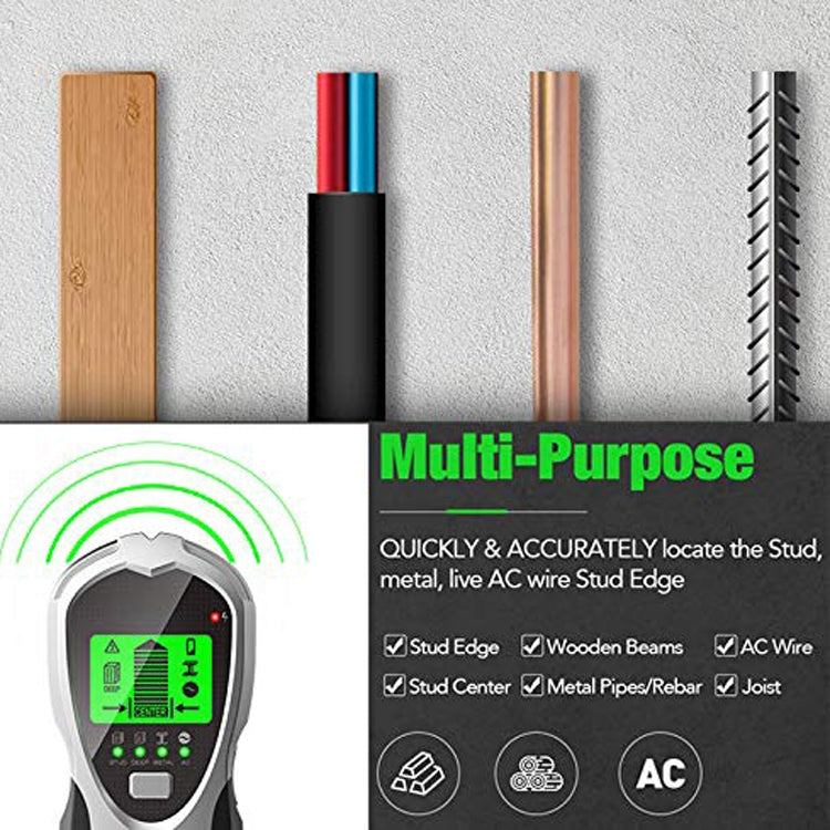 Metal detector digitale 4 in 1 da parete SH201