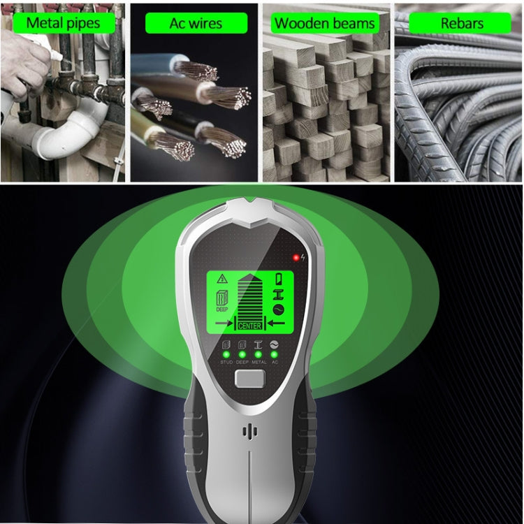 Metal detector digitale 4 in 1 da parete SH201