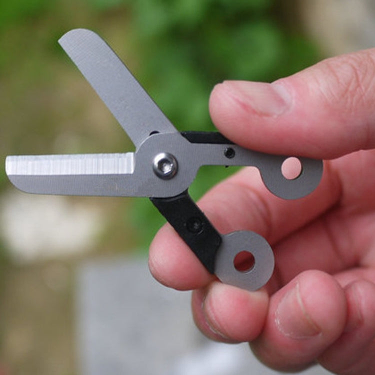 3 mini forbici da esterno in acciaio inossidabile per forbici EDC anti-perdita, EDC Scissors