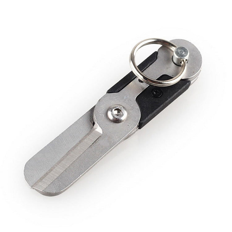3 mini forbici da esterno in acciaio inossidabile per forbici EDC anti-perdita, EDC Scissors