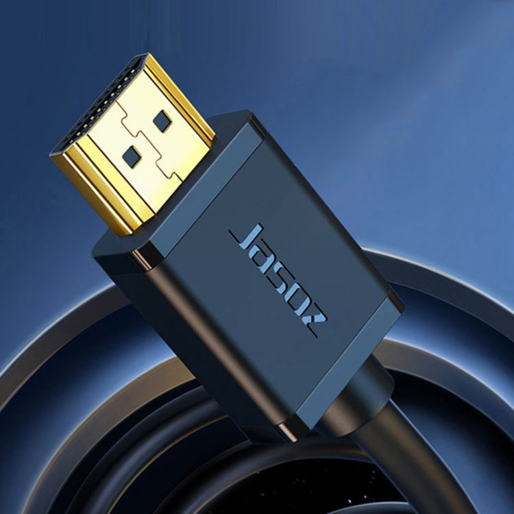 Jasoz 4K HDMI Cavo per proiettore ad alta definizione Cavo video per computer Nucleo in rame privo di ossigeno, lunghezza del cavo:, 0.5m, 1m, 1.5m, 2m, 3m, 5m, 8m, 10m, 12m, 15m, 20m