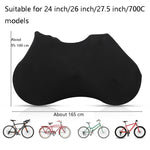 WEST BIKING Copertura antipolvere per bicicletta Copertura protettiva antipolvere per bicicletta, Black, Letter