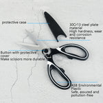 Forbici da cucina da 4 pezzi Forbici multifunzione in acciaio inossidabile per la casa, 4 in 1 Kitchen Scissors