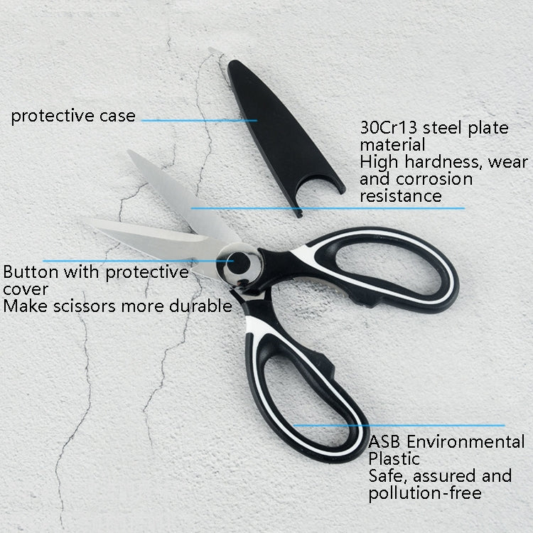 Forbici da cucina da 4 pezzi Forbici multifunzione in acciaio inossidabile per la casa, 4 in 1 Kitchen Scissors
