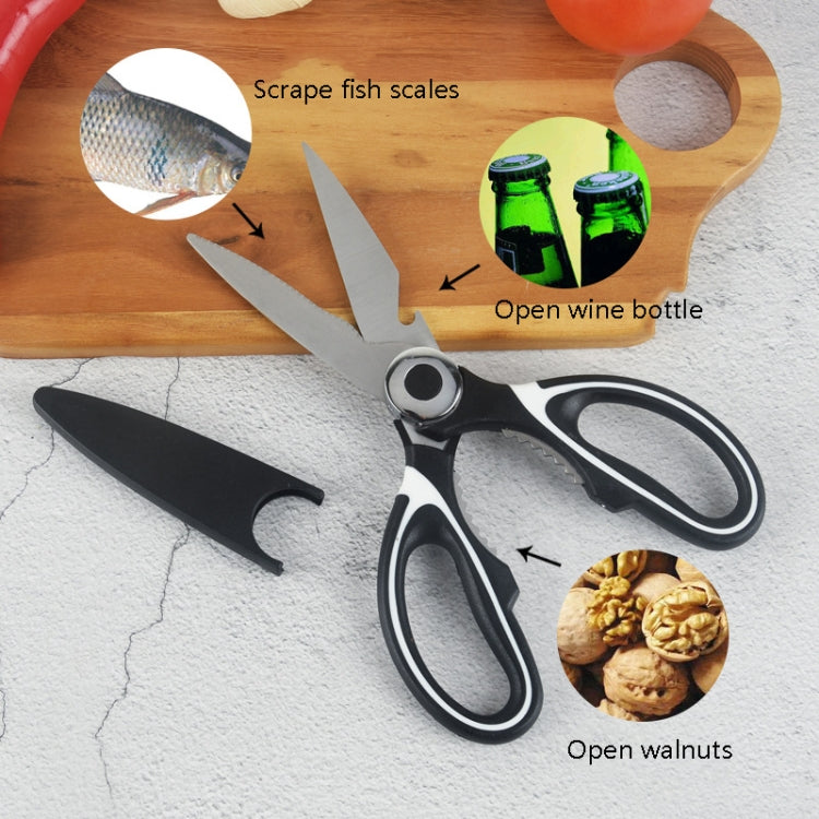 Forbici da cucina da 4 pezzi Forbici multifunzione in acciaio inossidabile per la casa, 4 in 1 Kitchen Scissors