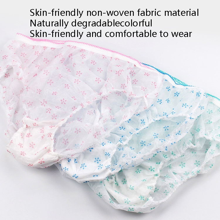 2 borse Biancheria intima usa e getta per donne incinte Biancheria intima di carta con fondo in cotone materno dopo il parto non tessuto, consegna casuale a colori, M, L, XL, XXL, XXXL