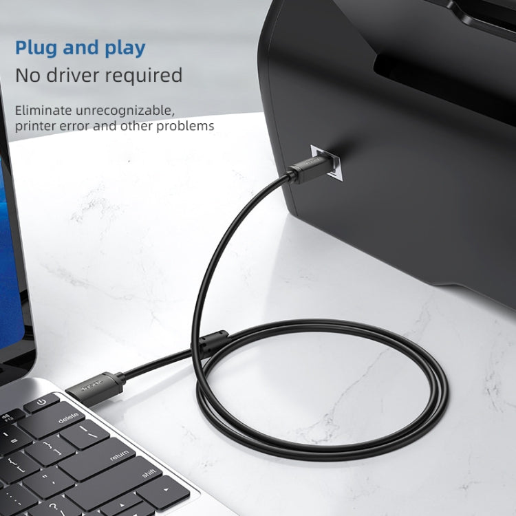 3 PCS Jasoz Cavo dati di stampa USB Nucleo in rame privo di ossigeno, lunghezza del cavo:, 0.5m, 1m, 1.5m, 2m, 3m, 5m, 8m, 10m