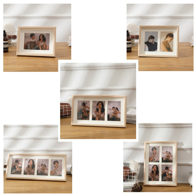 Pendolo a parete in legno Combinazione a doppio scopo Cornice per foto Stile:, 8 inch, Two Frame, Three Frame, Four Frame Horizontal, Four Frame Vertical