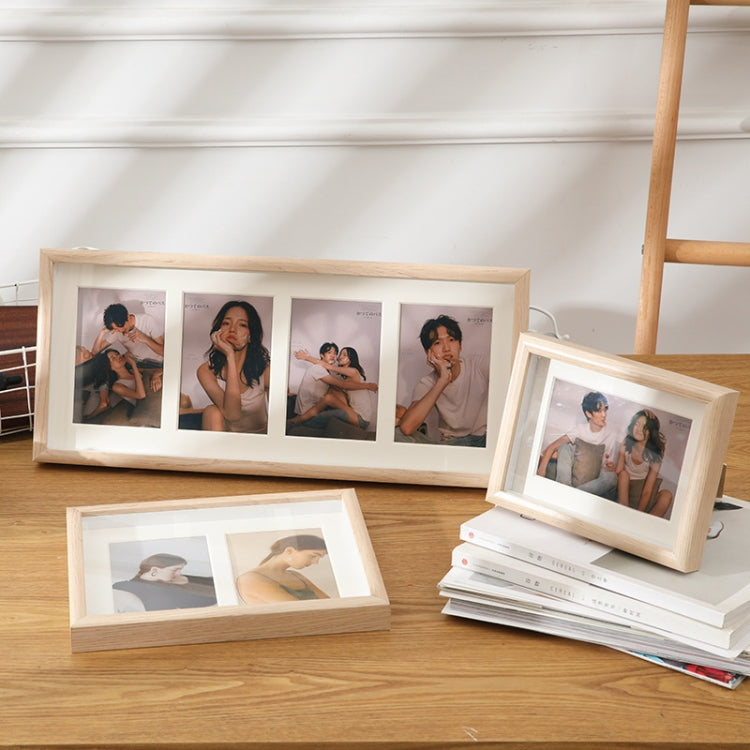 Pendolo a parete in legno Combinazione a doppio scopo Cornice per foto Stile:, 8 inch, Two Frame, Three Frame, Four Frame Horizontal, Four Frame Vertical